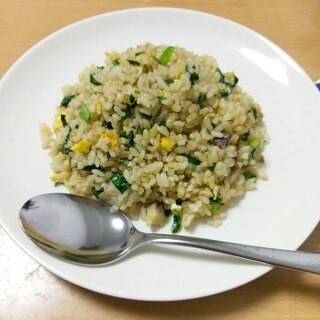 シンプルだけど美味しい！生姜高菜チャーハン